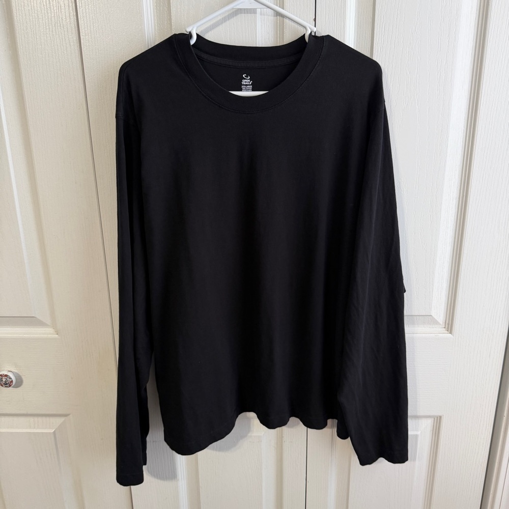 Open‎ Trails black long sleeve tee size XXXL